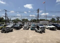 ชุมพรเดือด! บุกทลายแหล่งเงินกู้นอกระบบกลางหมู่บ้าน รวบหนุ่มวัย 29 ยึดรถ 13 คัน มูลค่ากว่า 5 ล้าน