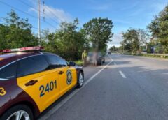 ชุมพร – ตร.ทางหลวงรวบหนุ่มใหญ่หลบหนีหมายจับคดีฟอกเงิน