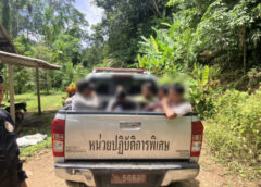 ชุมพร – เปิดปฏิบัติการลุยสวนยาง! รวบแรงงานเถื่อนเมียนมา 6 ราย ลอบเข้าเมือง-กรีดยางนานนับ 4 เดือน กอ.รมน.ชุมพรสนธิกำลังตรวจเข้ม