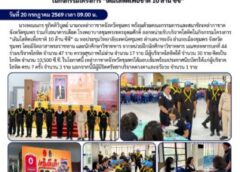 ชุมพรสุขใจ! จิตอาสา-นศท. ผนึกกำลังบริจาคเลือดทะลุ 1 หมื่น ซี.ซี. ชวนคนไทยร่วม “เติมโลหิตเพื่อชาติ”